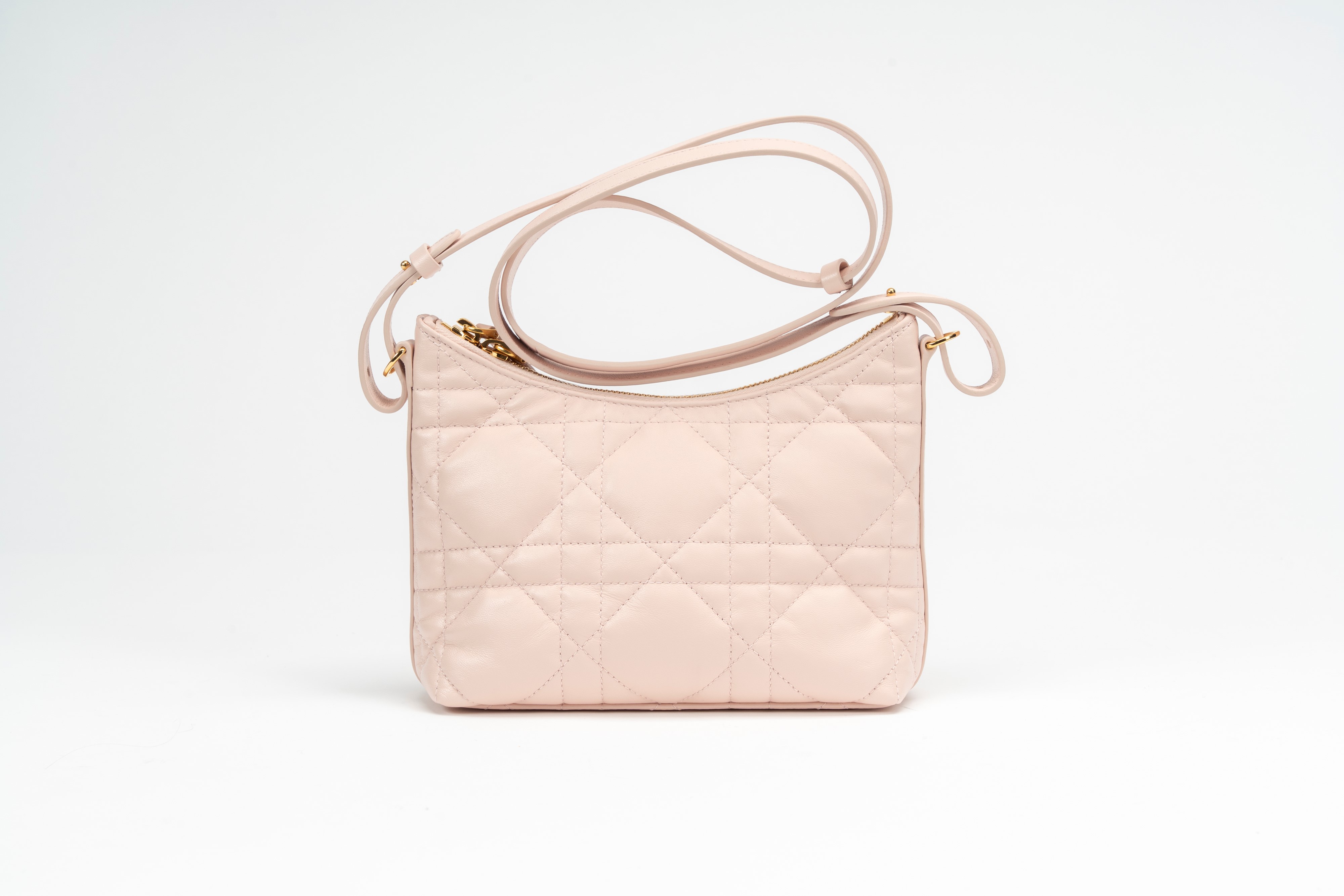 Christian Dior - Mini borsa 'Miss Caro Diorling' in pelle macrocannage con catena