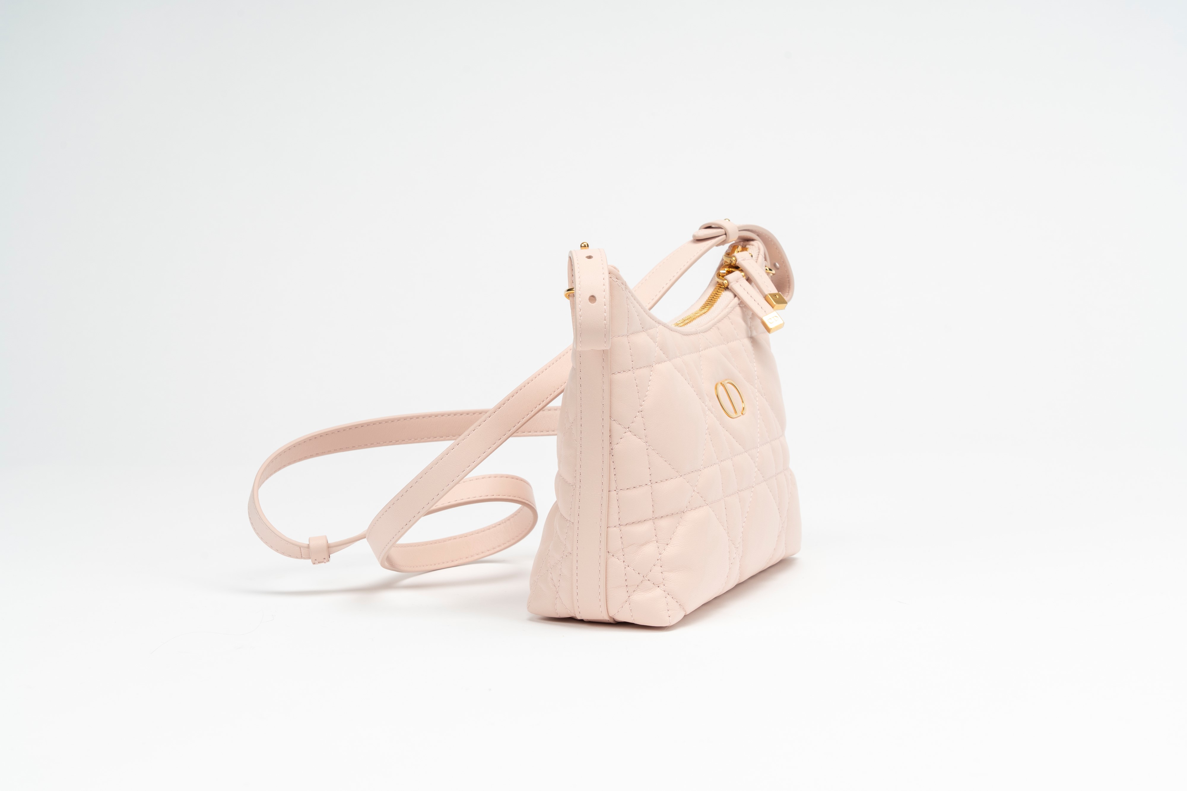 Christian Dior - Mini borsa 'Miss Caro Diorling' in pelle macrocannage con catena