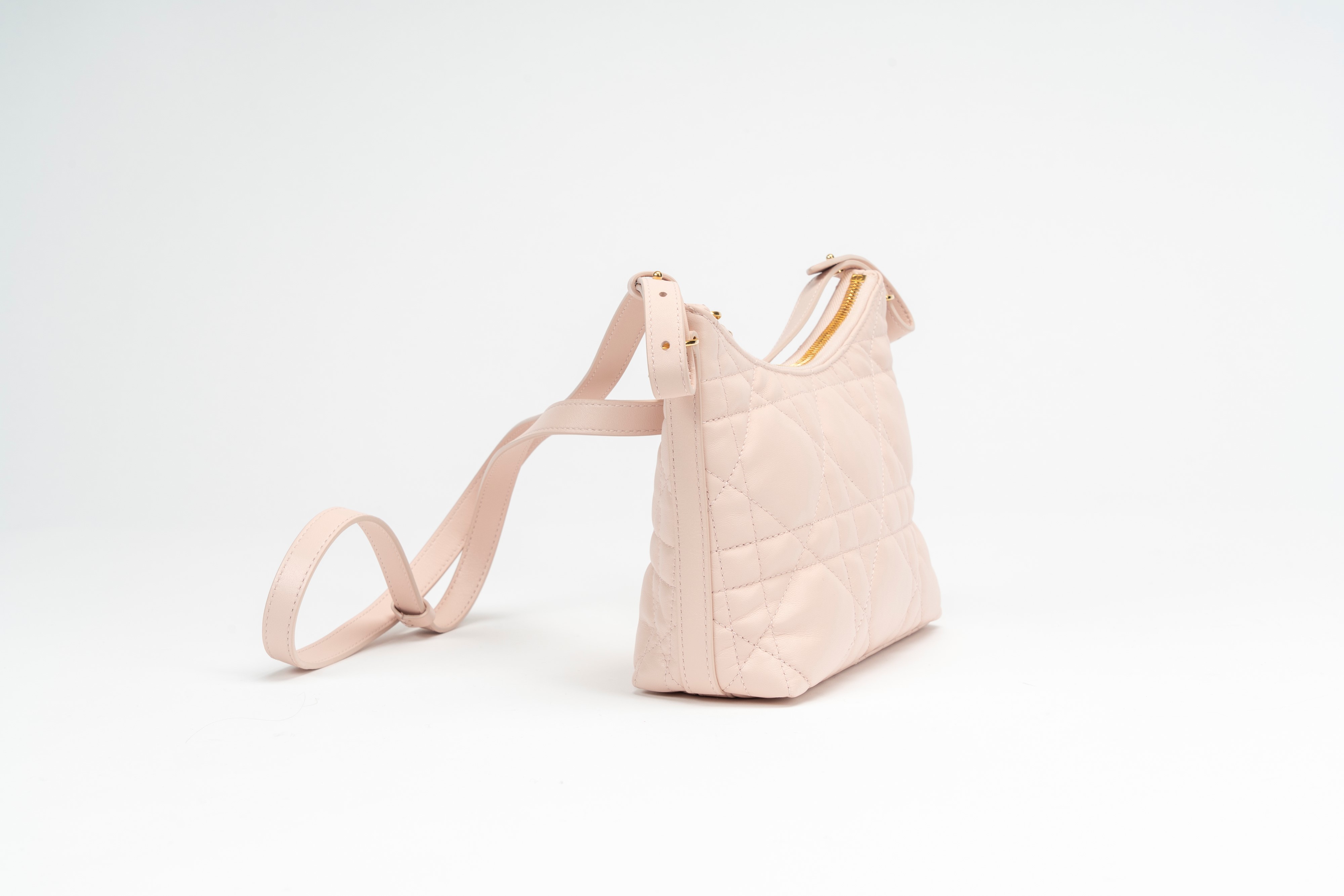 Christian Dior - Mini borsa 'Miss Caro Diorling' in pelle macrocannage con catena