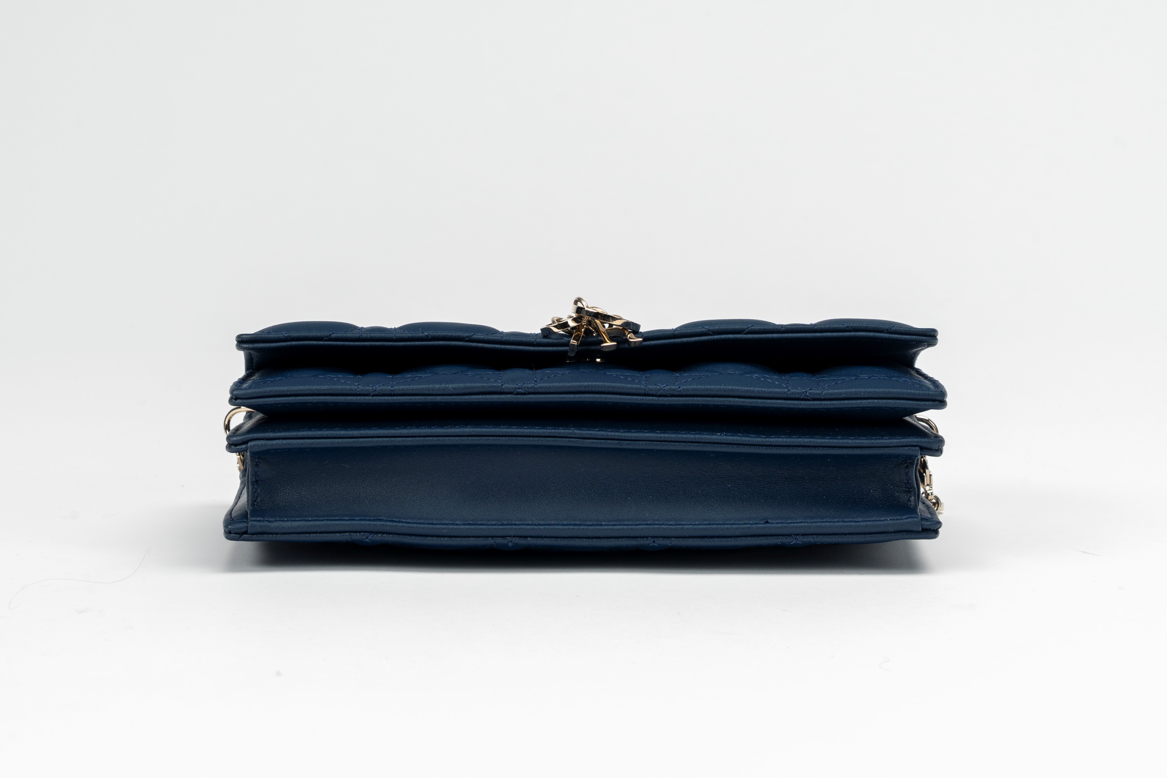 Christian Dior - Mini Borsa My Dior in pelle cannage blu