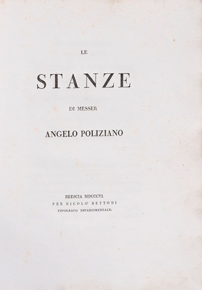 Le stanze, 1806