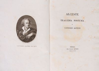 Alceste, tragedia postuma, prima edizione 1807