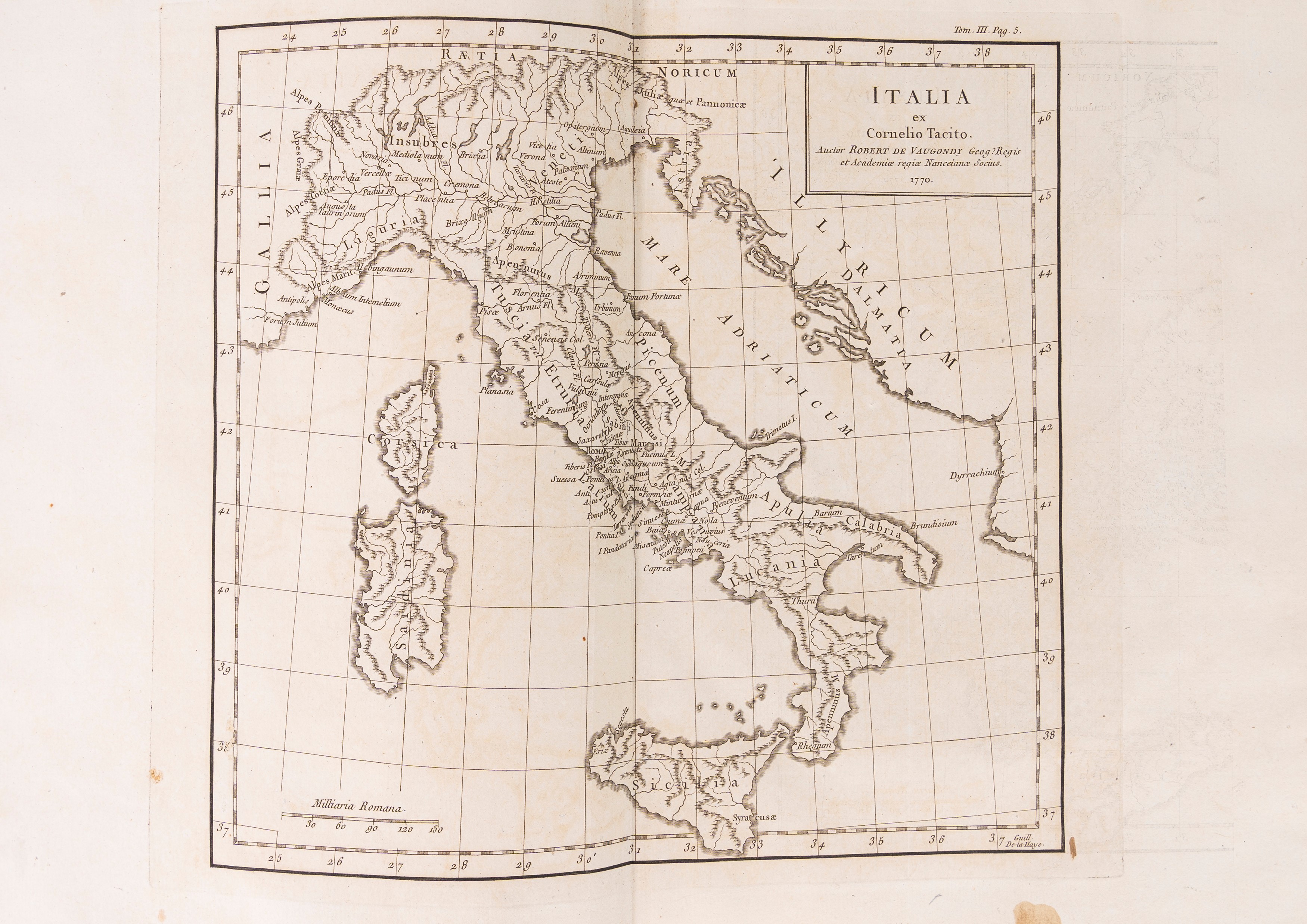 Publio Cornelio Tacito, Opera completa con note e supplementi di Gabriel Brothier, 1771