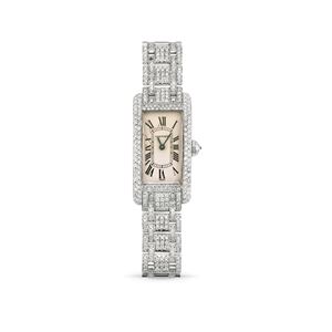Tank Americaine wristwatch with diamonds