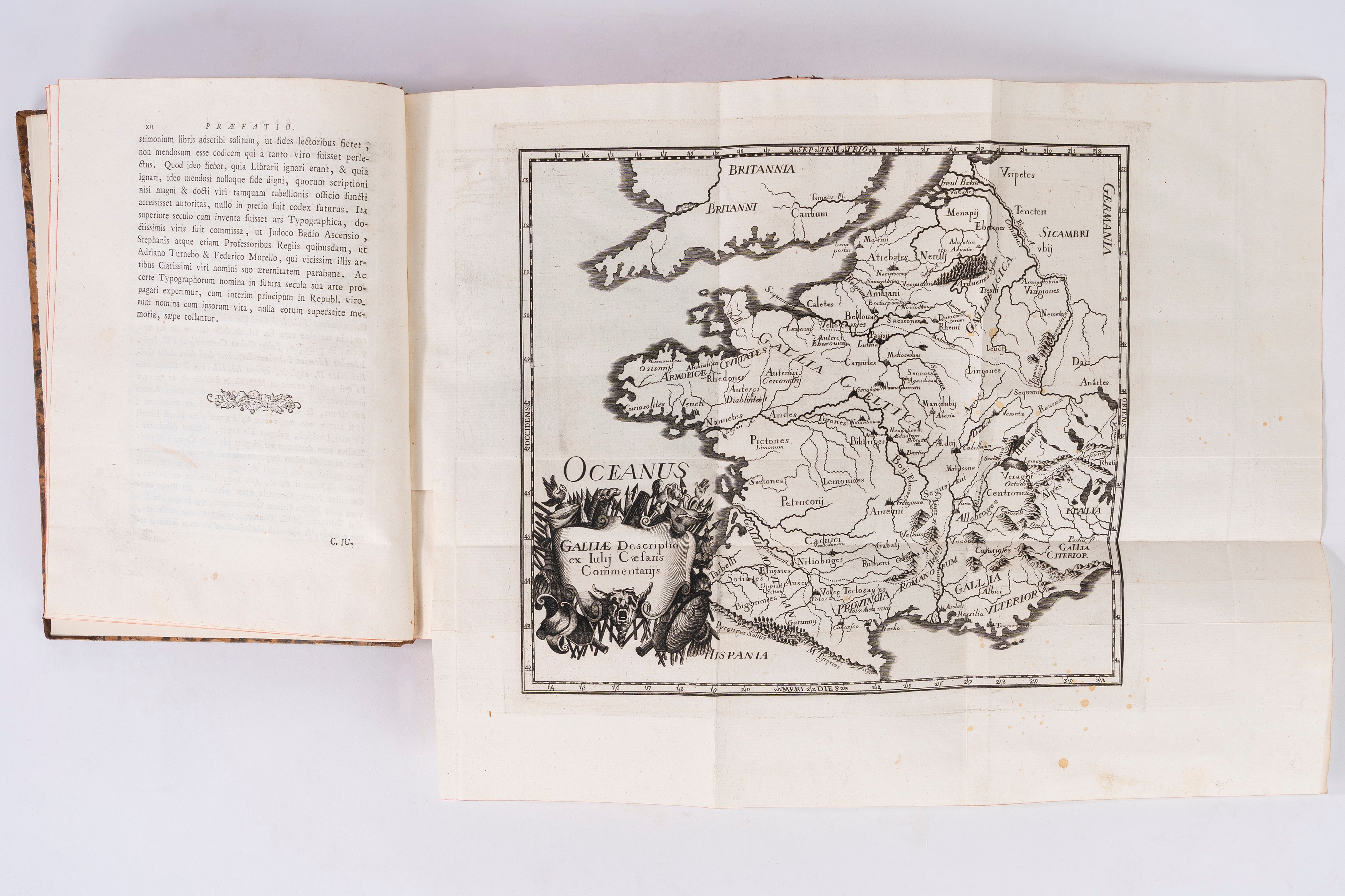 Caio Giulio Cesare - C. Julii Caesaris quae exstant, interpretazione e note di Joannes Goduinus, ...