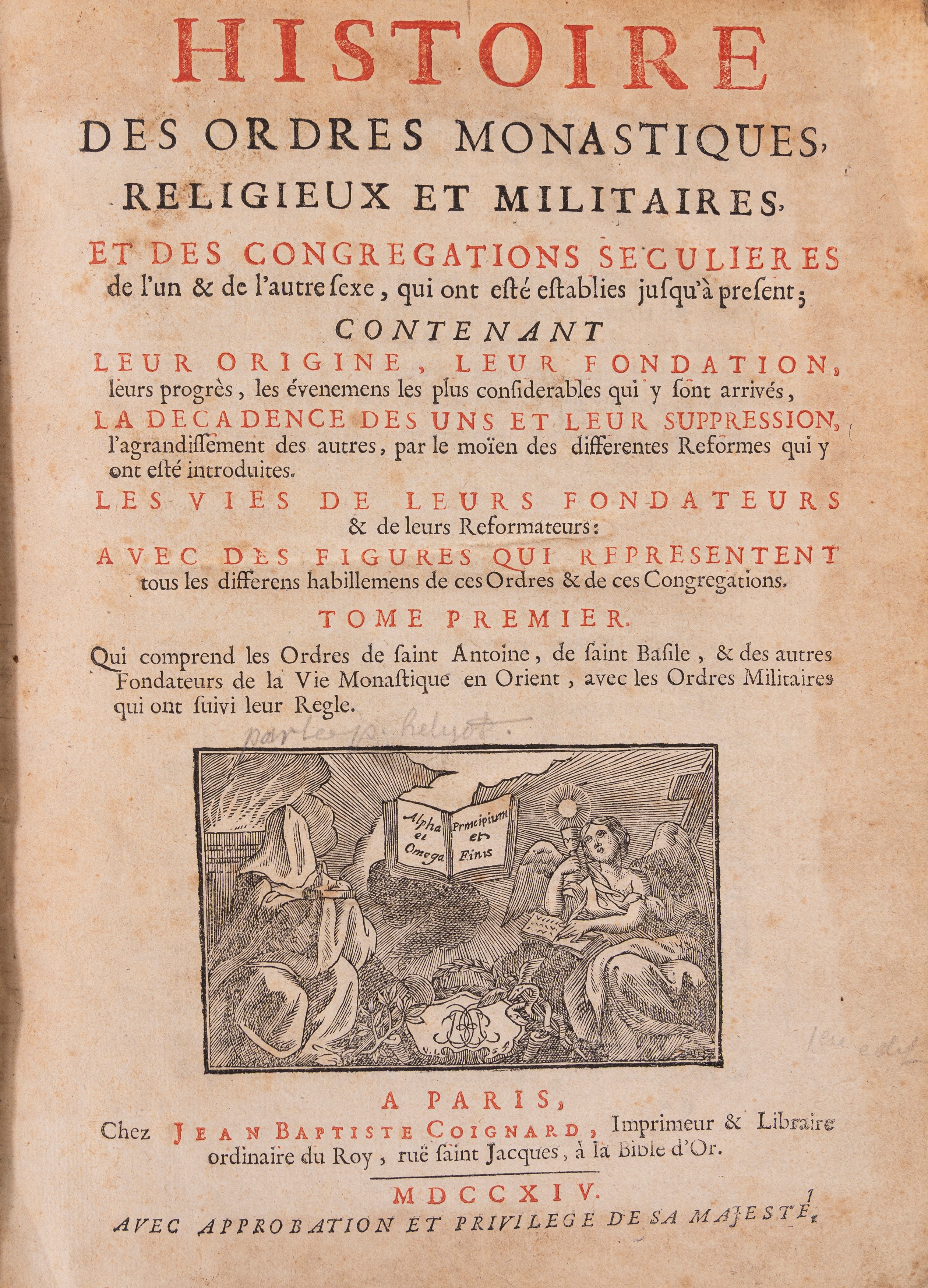 Maximilien Bullot, Pierre Helyot - Histoire des ordres monastiques, religieux et militaires