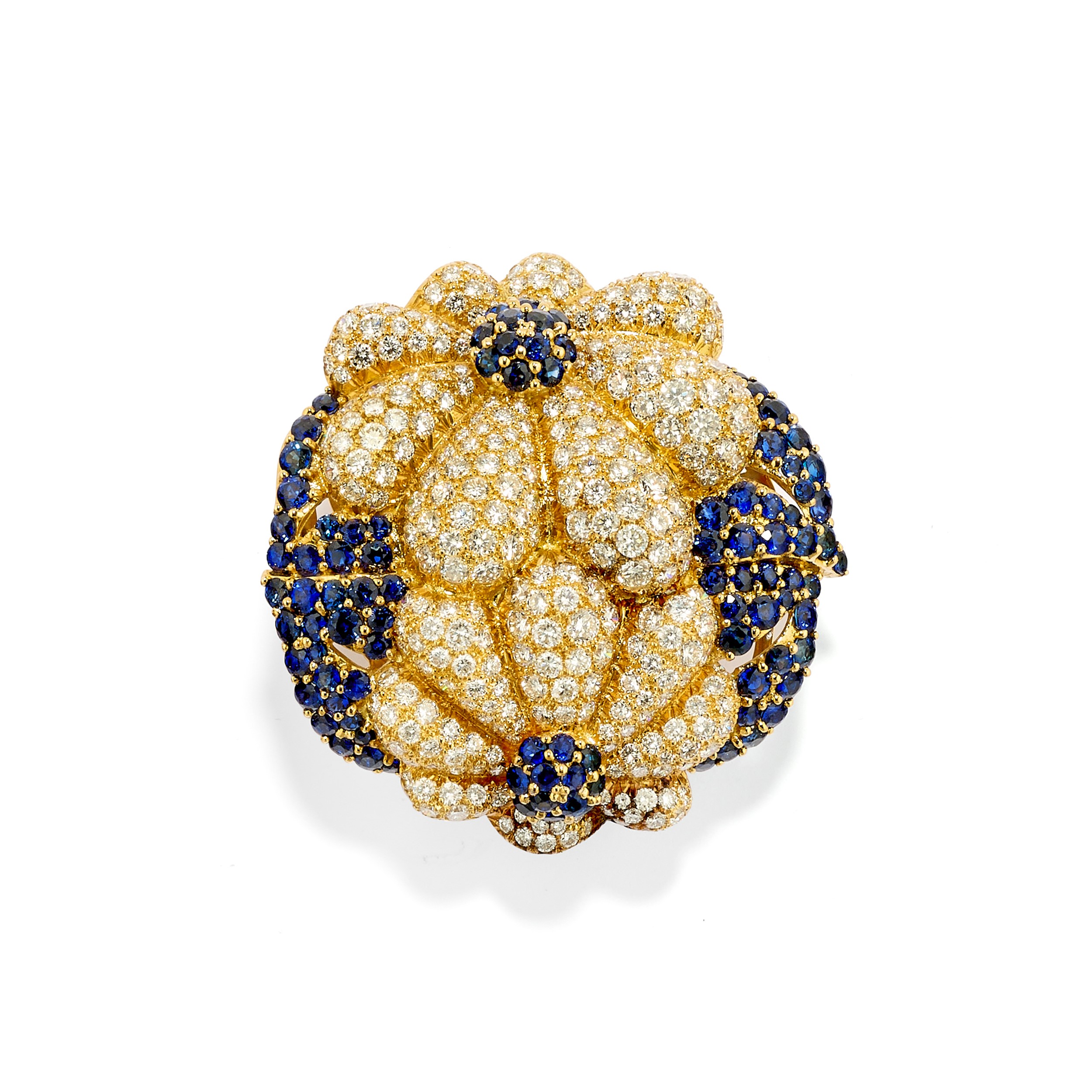 Sabbadini - Demi-parure con Diamanti e Zaffiri