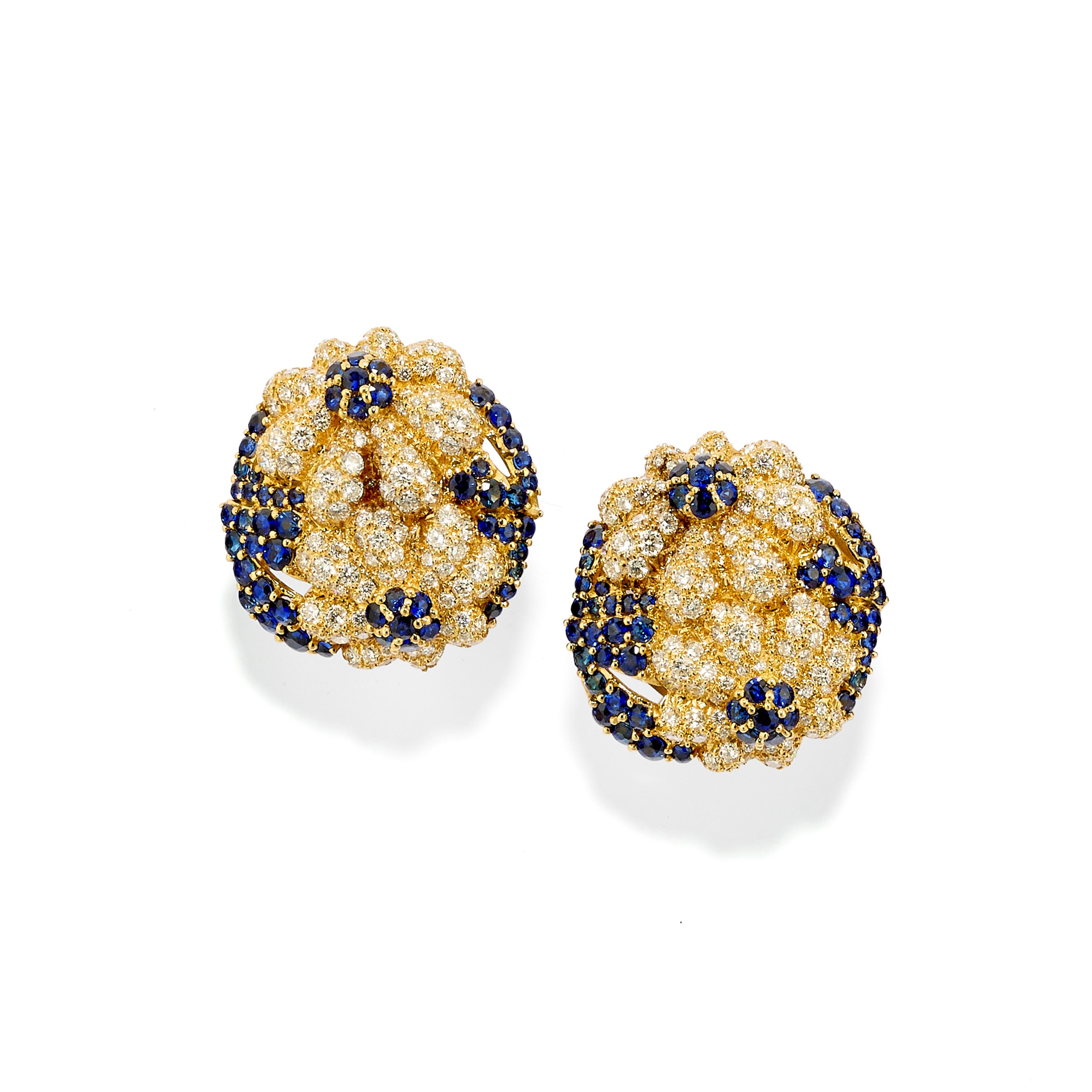 Sabbadini - Demi-parure con Diamanti e Zaffiri