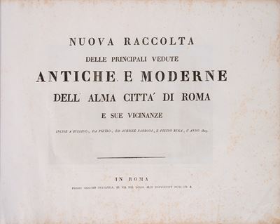 Nuova raccolta delle principali vedute antiche e moderne, 1830