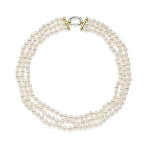 Collana di perle con chiusura Pomellato