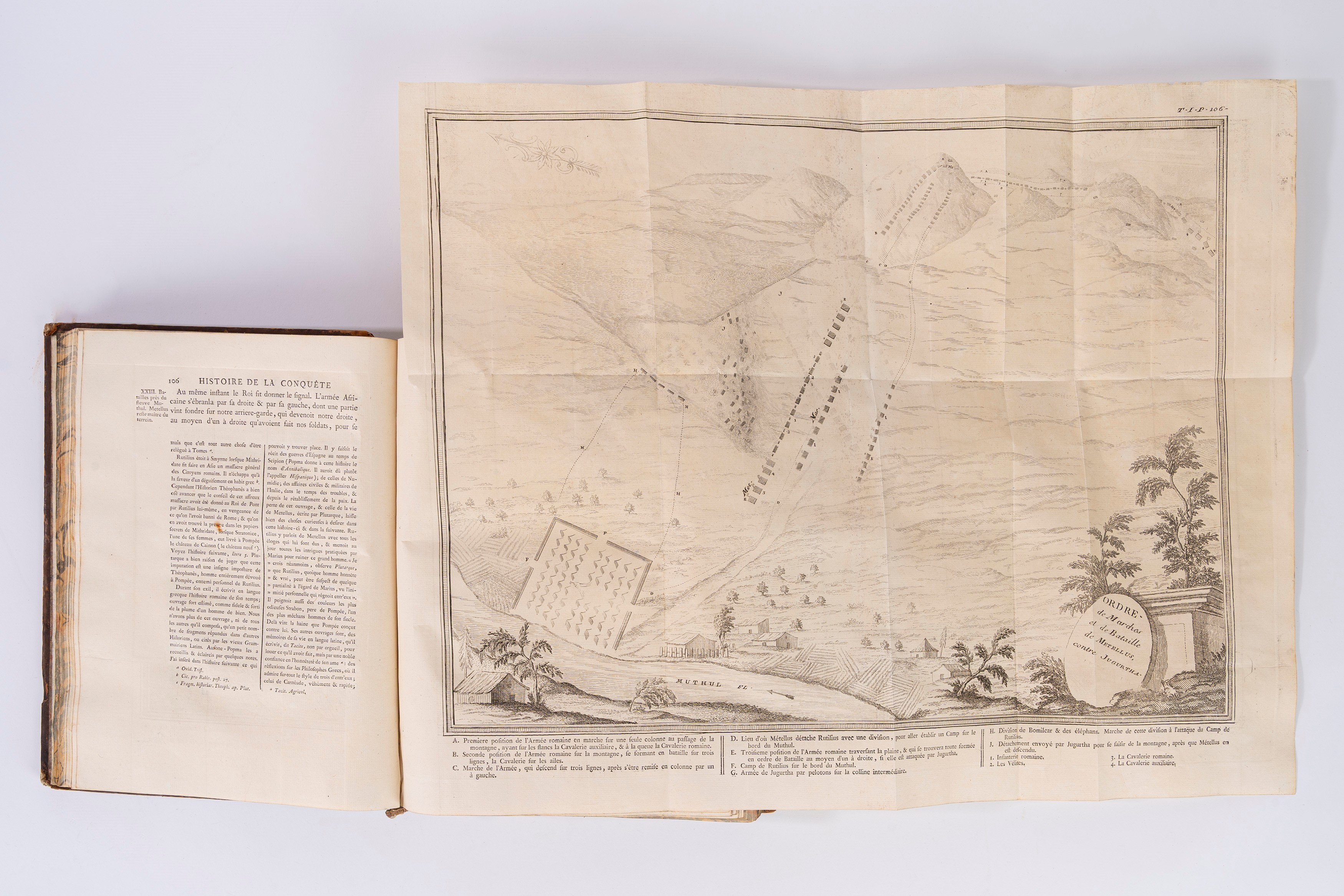 Gaio Sallustio Crispo - Histoire de la République romaine - Edizione originale, 1777