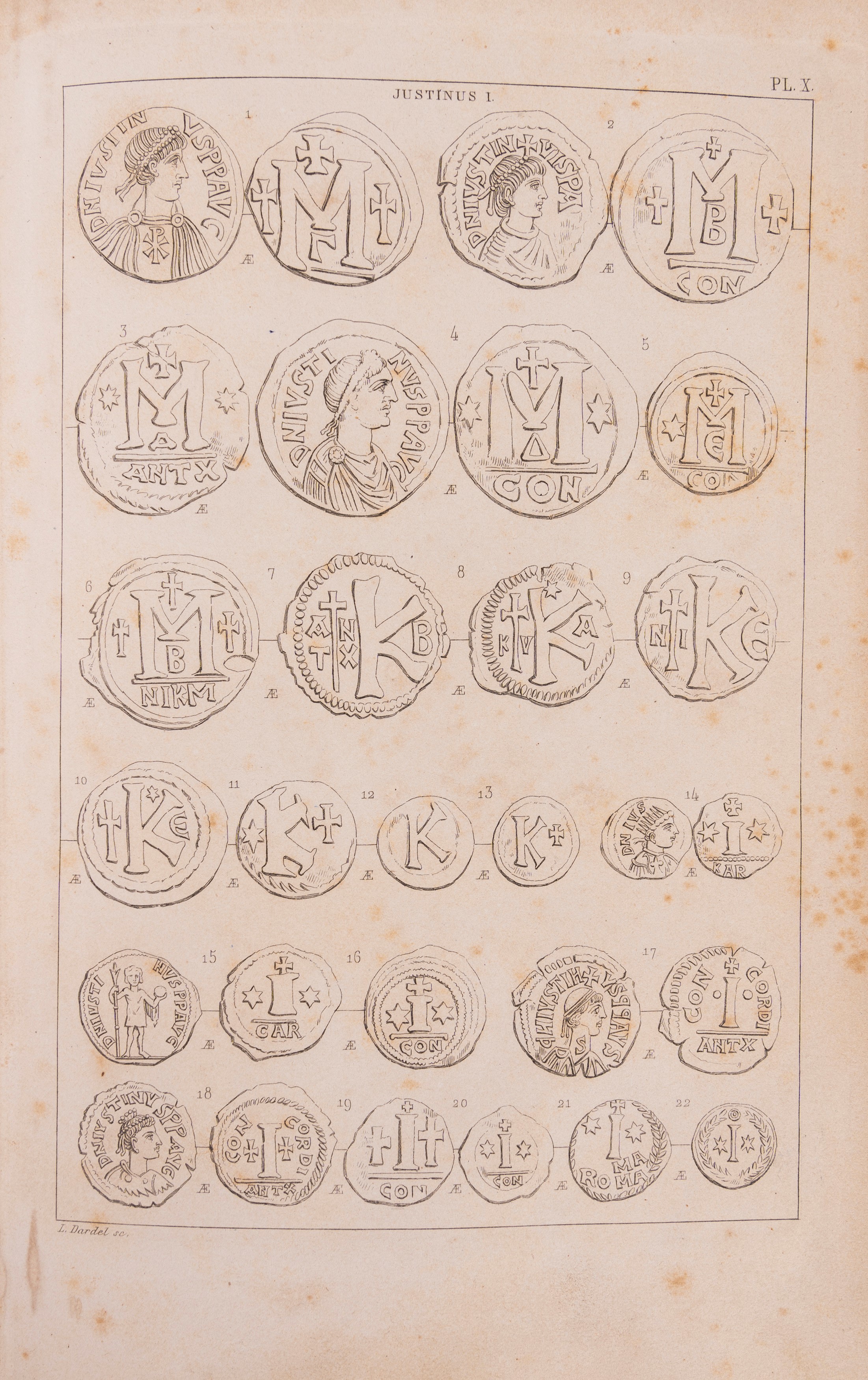 Justin Sabatier - Description générale des monnaies byzantines, 1862