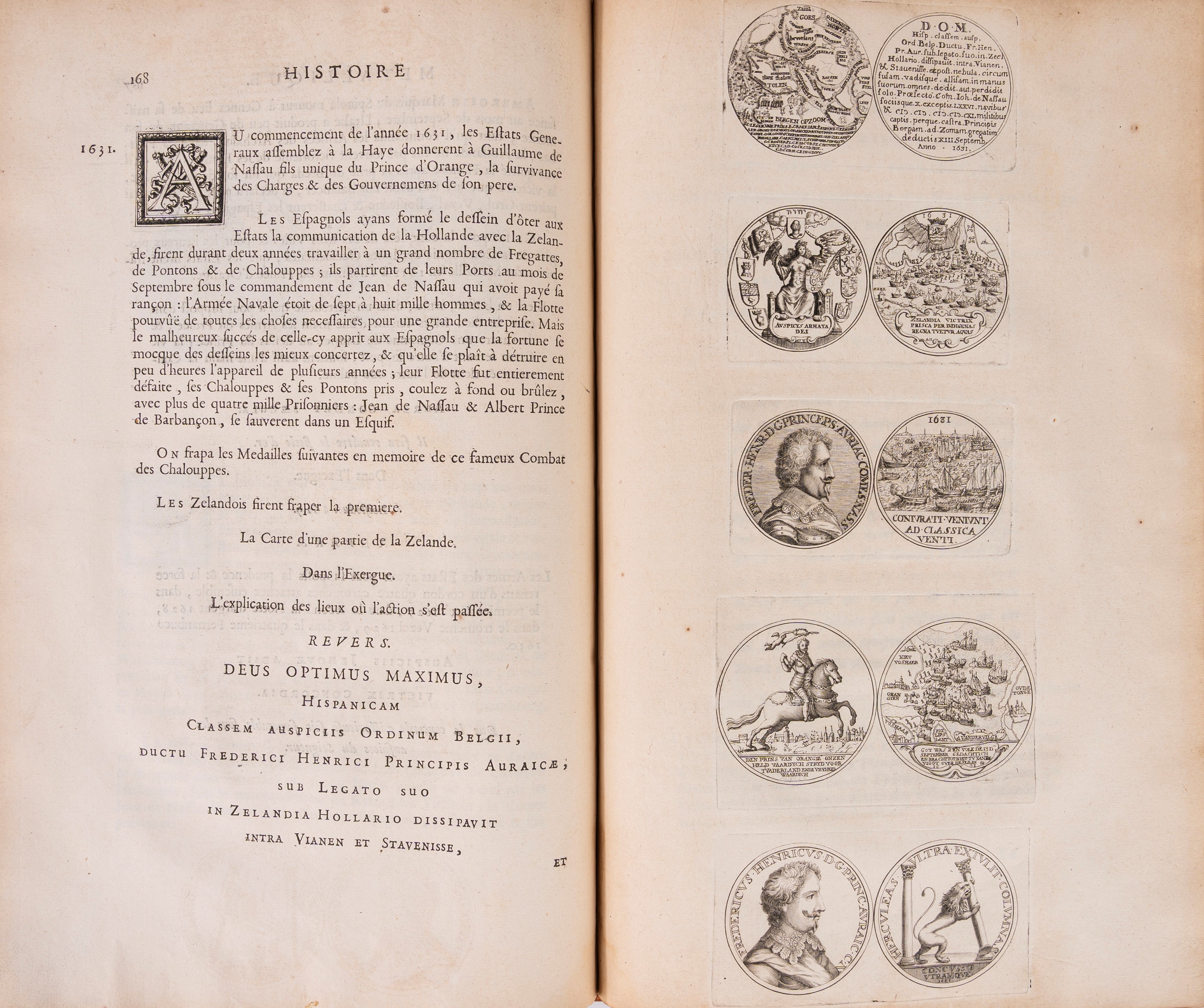 Pierre Bizot - Histoire metallique de la republique de Hollande, Prima edizione