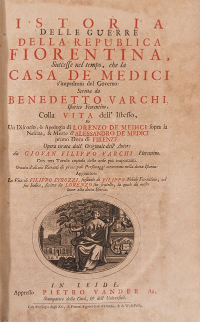 Varchi, Istoria delle guerre della Repubblica fiorentina, 1723