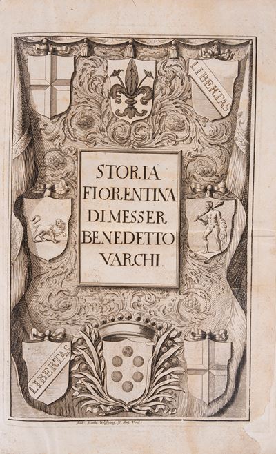 Varchi, Storia Fiorentina di Messer Benedetto Varchi, 1721