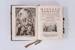 Missale Romanum ex decree sacrosancti Concilii Tridentini restitutum, s. Pii V. pontificis max. jussu editum, Clementis VIII. &amp; Urbani VIII. auctoritate recognitum, et missis sanctorum novissimis adauctum.