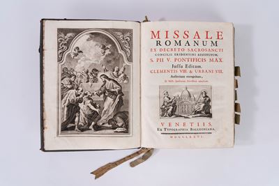 Missale Romanum, 1776, stampa Baglioni, in-folio