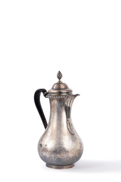 Benjamin Brewood, Caffettiera in argento, Londra 1761-62
