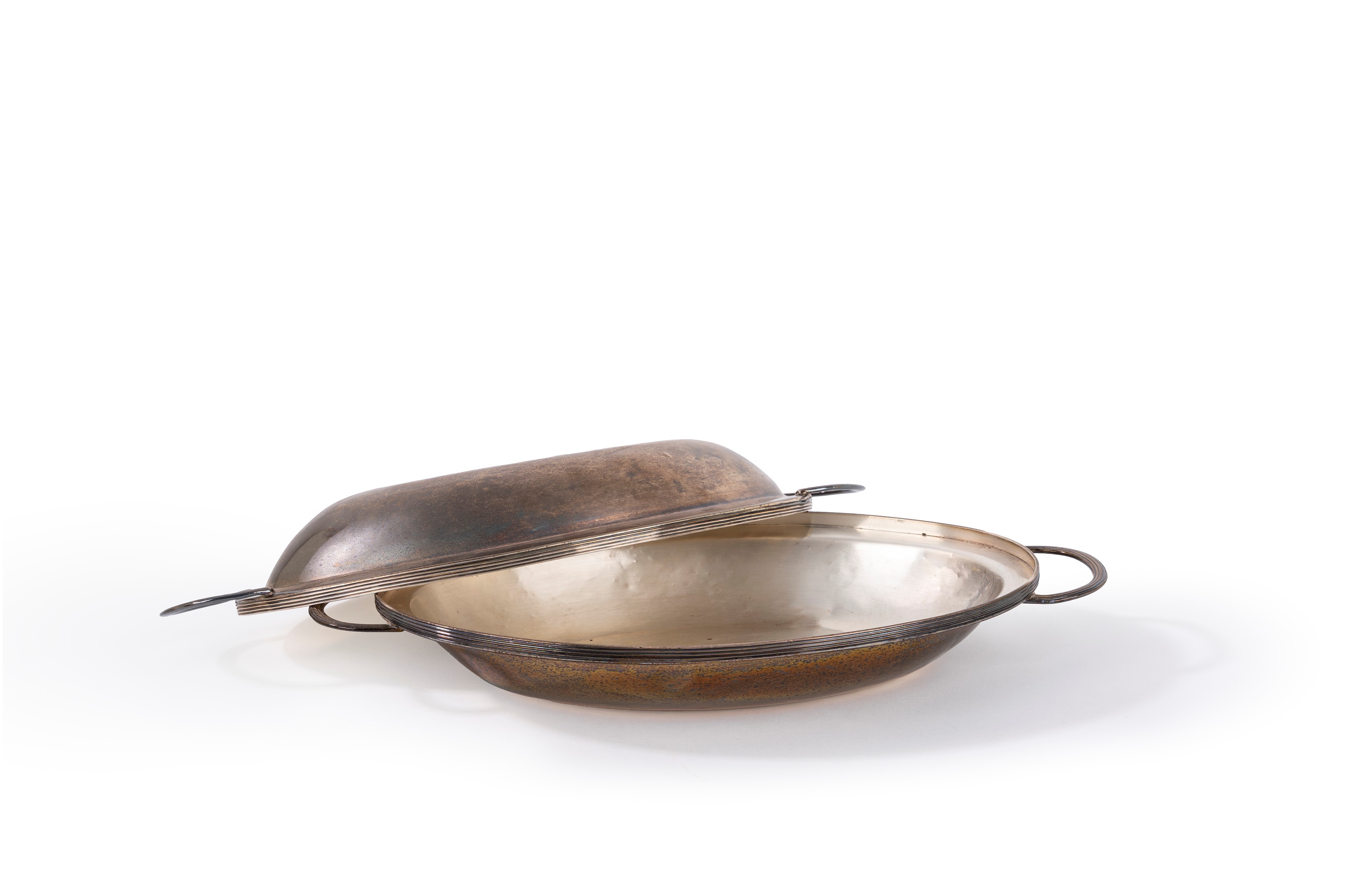Thomas Graham, Legumiera in argento ovale con stemma, Londra 1793-94