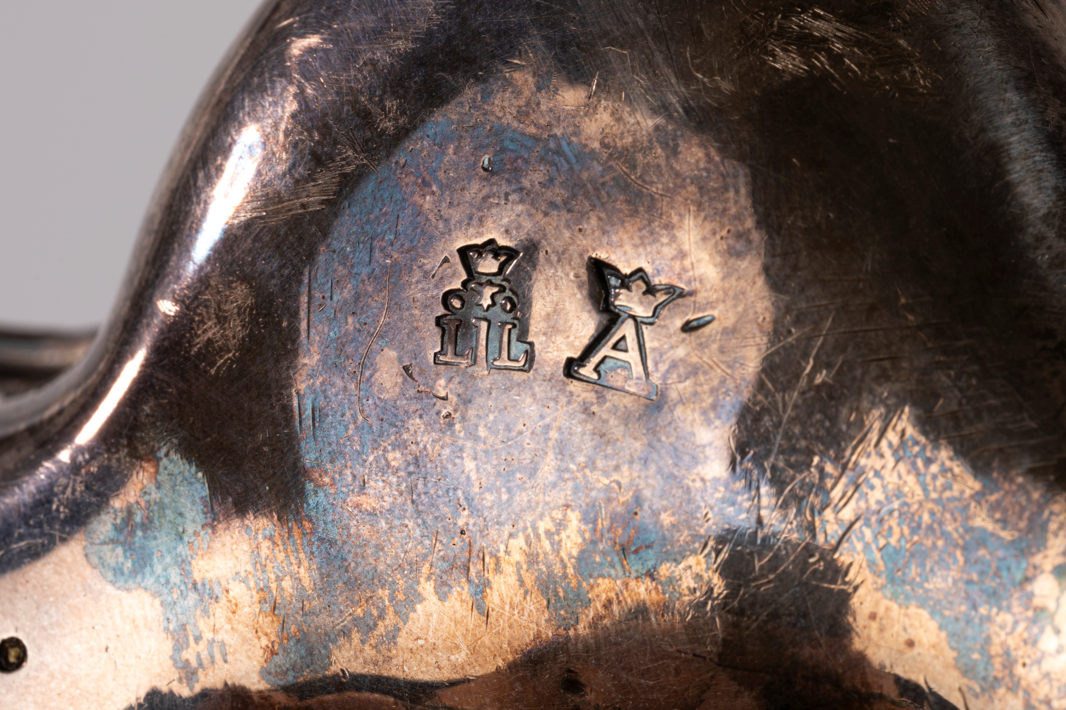 Porta senape, argento, Francia, metà XVIII secolo
