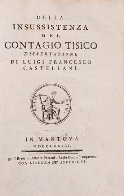 Della insussistenza del Contagio Tisico, Edizione originale, 1777