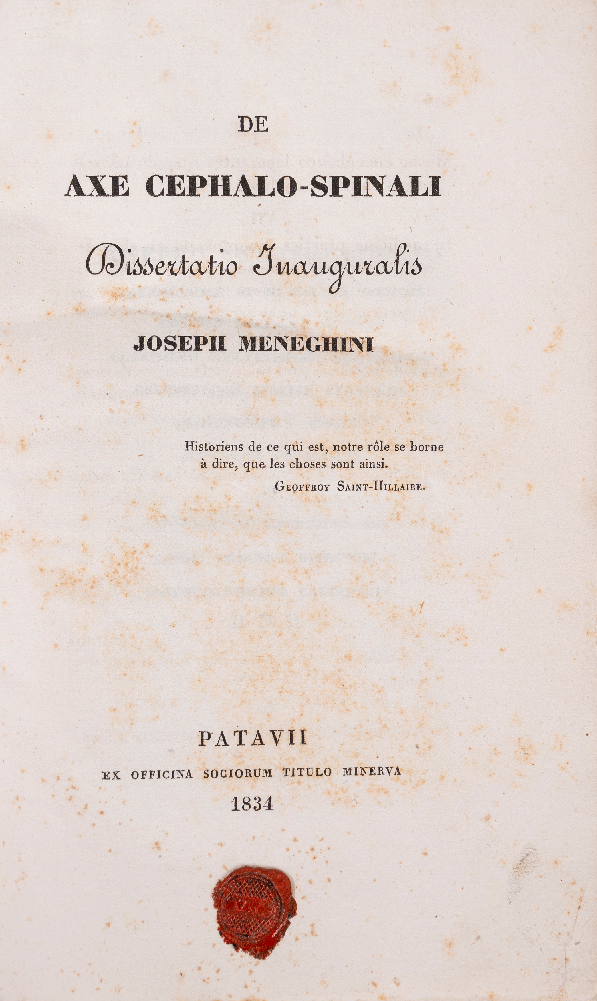 Facondino Angelini - Methodus pro venae sectione eligenda, 1650