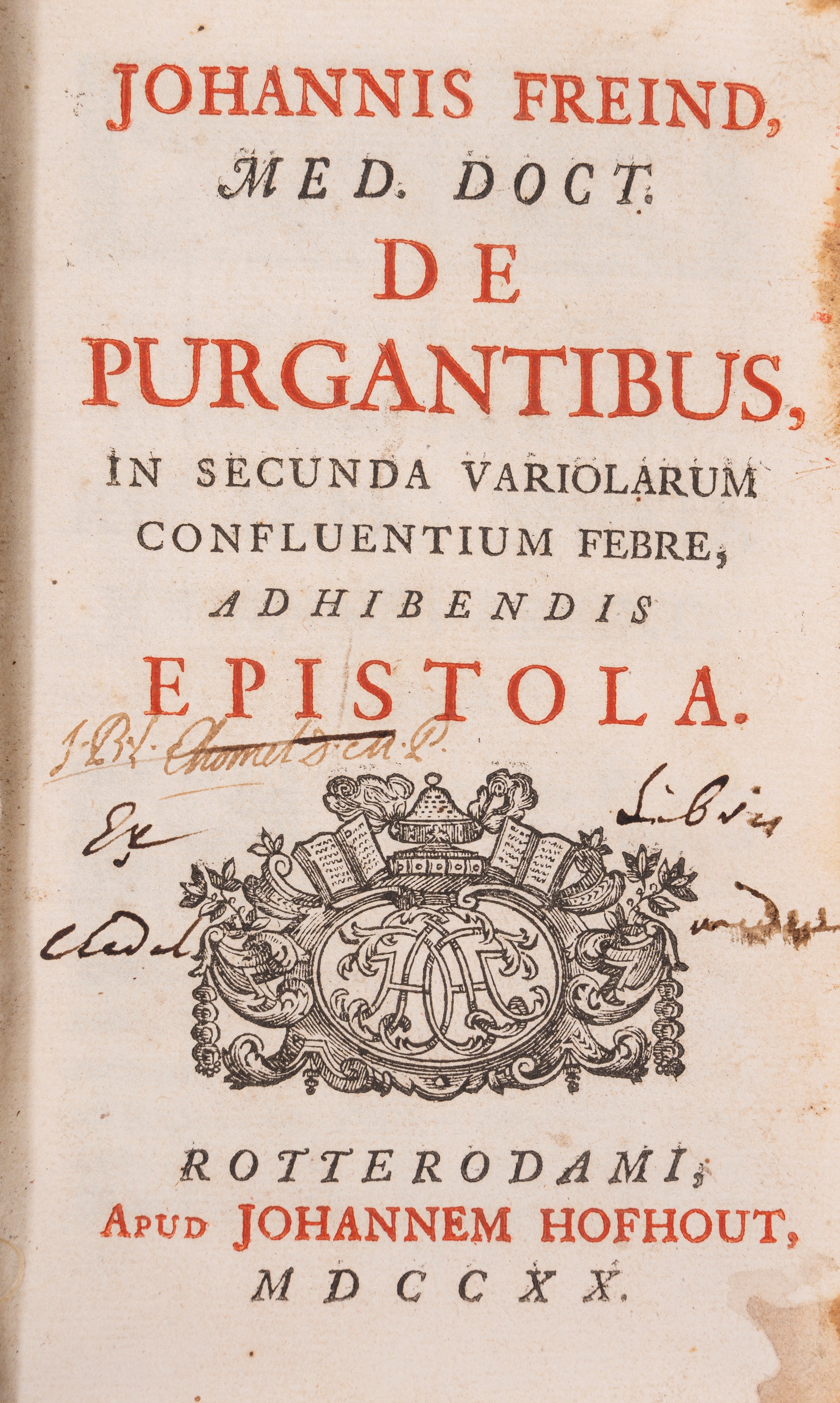 Facondino Angelini - Methodus pro venae sectione eligenda, 1650