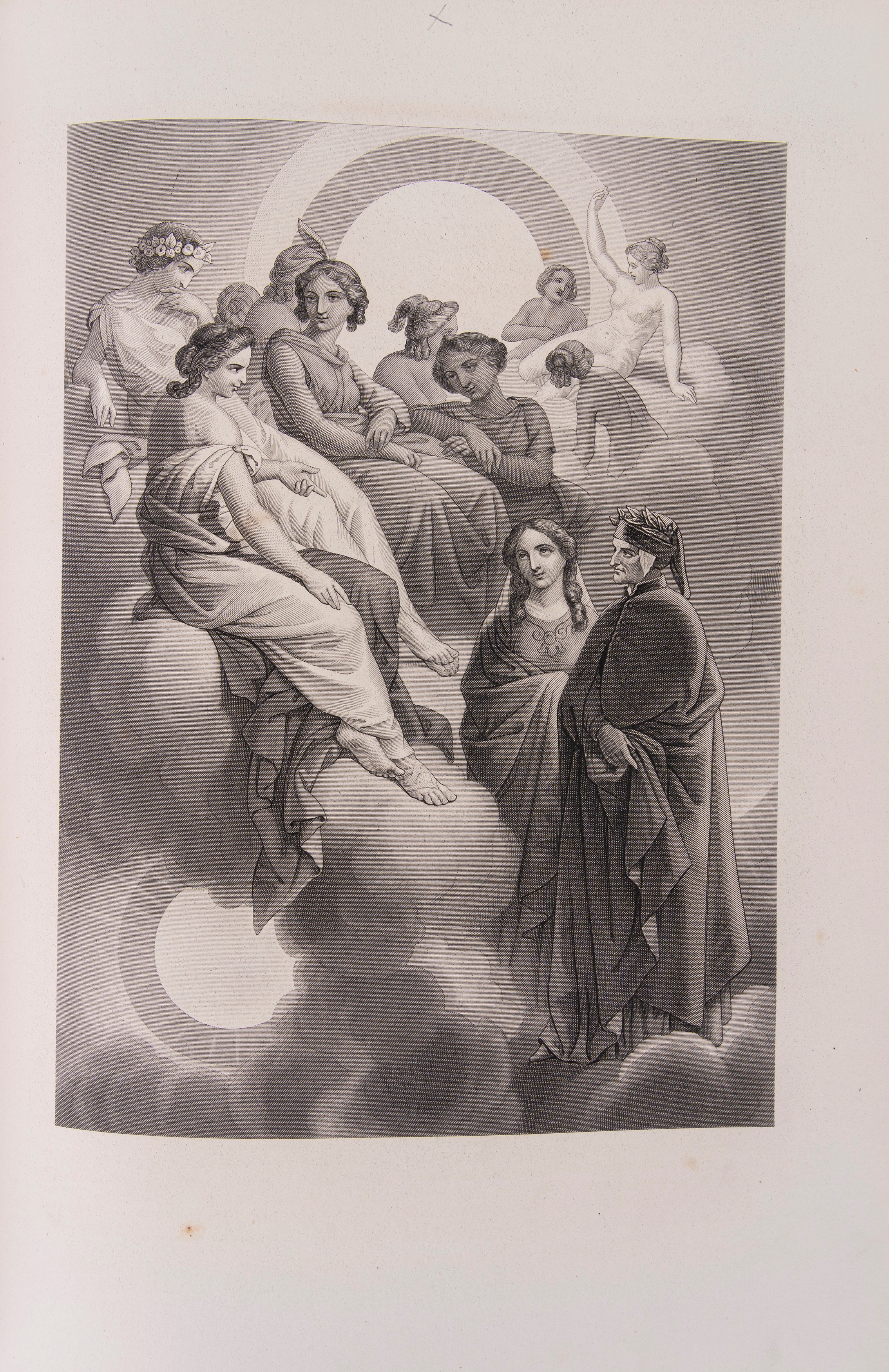 Dante Alighieri - La Divina Commedia. Edizione illustrata con ragionamenti e note di Niccolo Tomm...