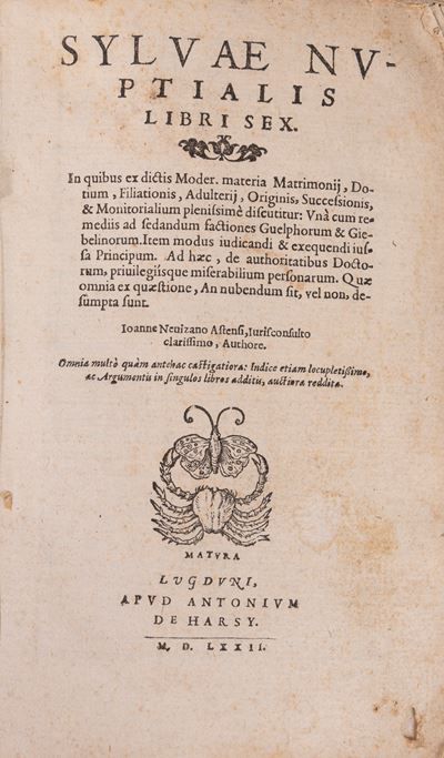 Syluae nuptialis libri sex, 1572