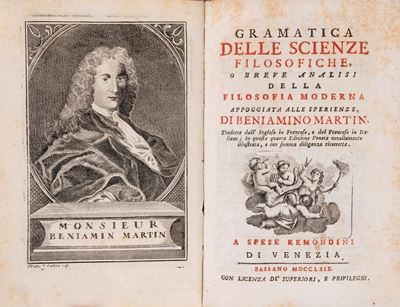 Grammatica delle scienze filosofiche: breve analisi della filosofia moderna, 1769