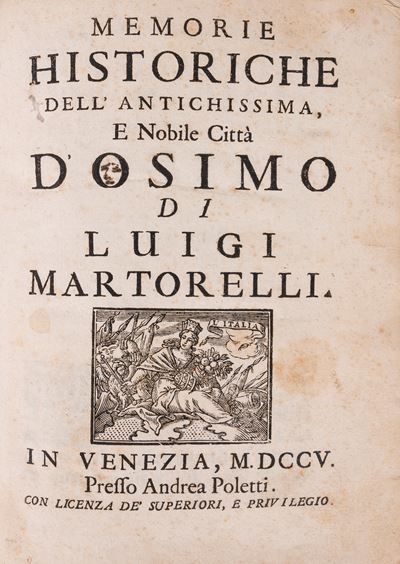 Memorie historiche dell'antichissima e nobile città d'Osimo, 1705