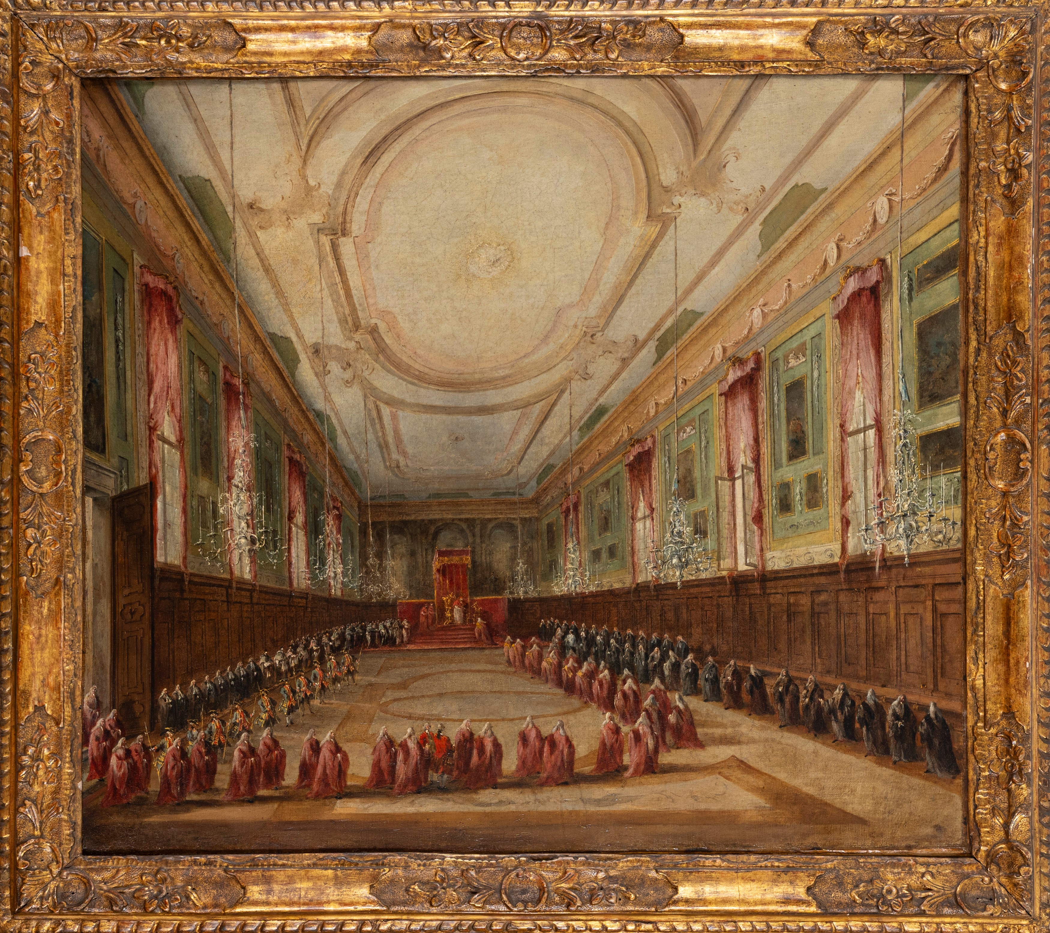 Francesco Guardi - Papa Pio Vi Prende Congedo dal Doge