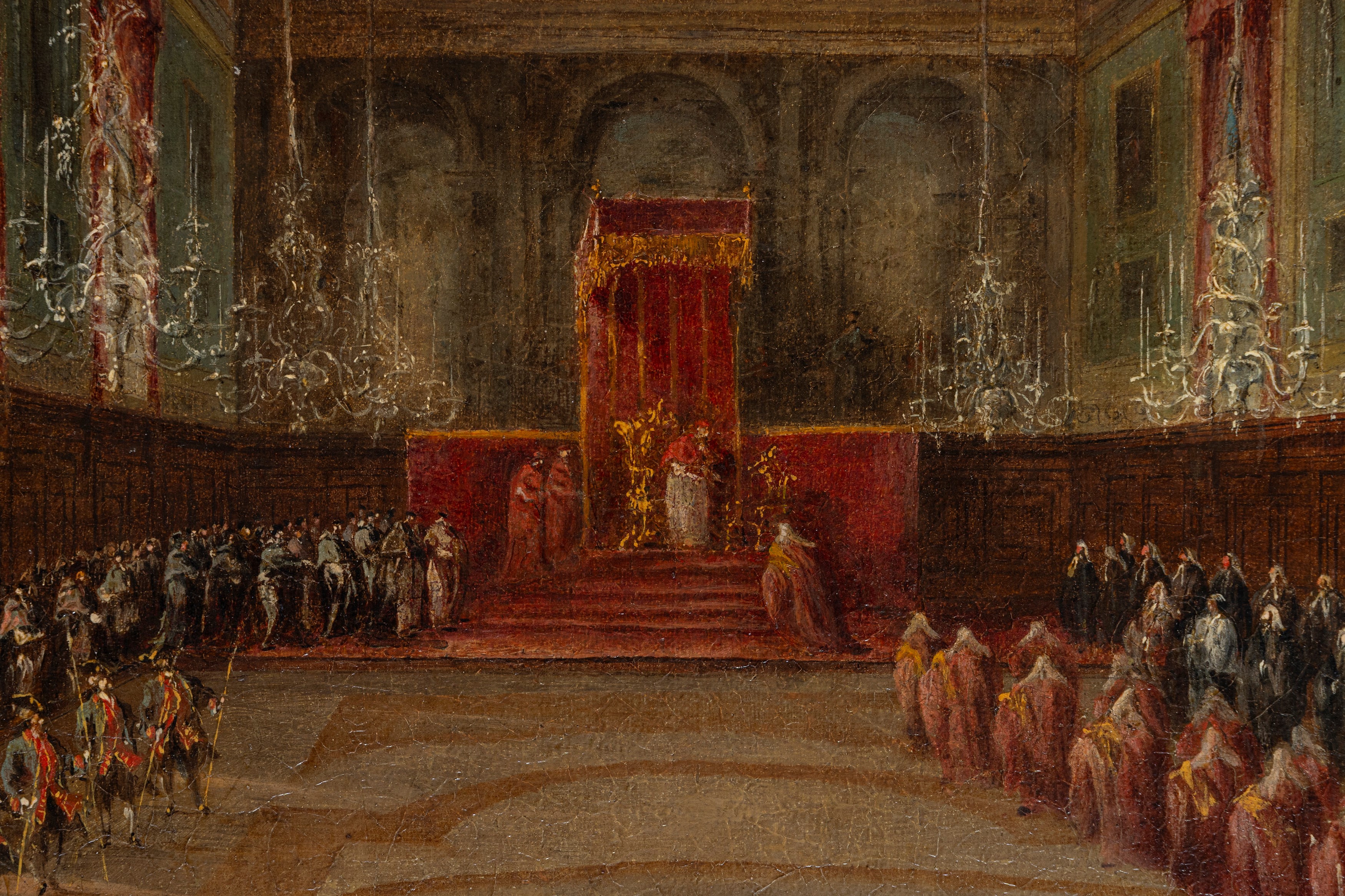 Francesco Guardi - Papa Pio Vi Prende Congedo dal Doge