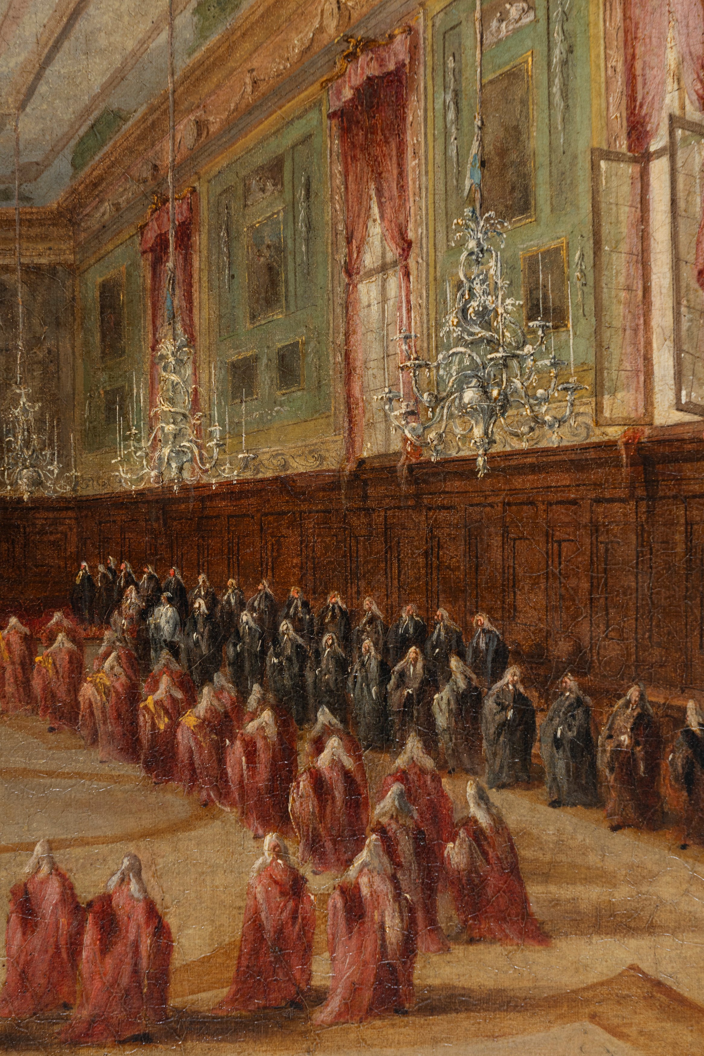 Francesco Guardi - Papa Pio Vi Prende Congedo dal Doge