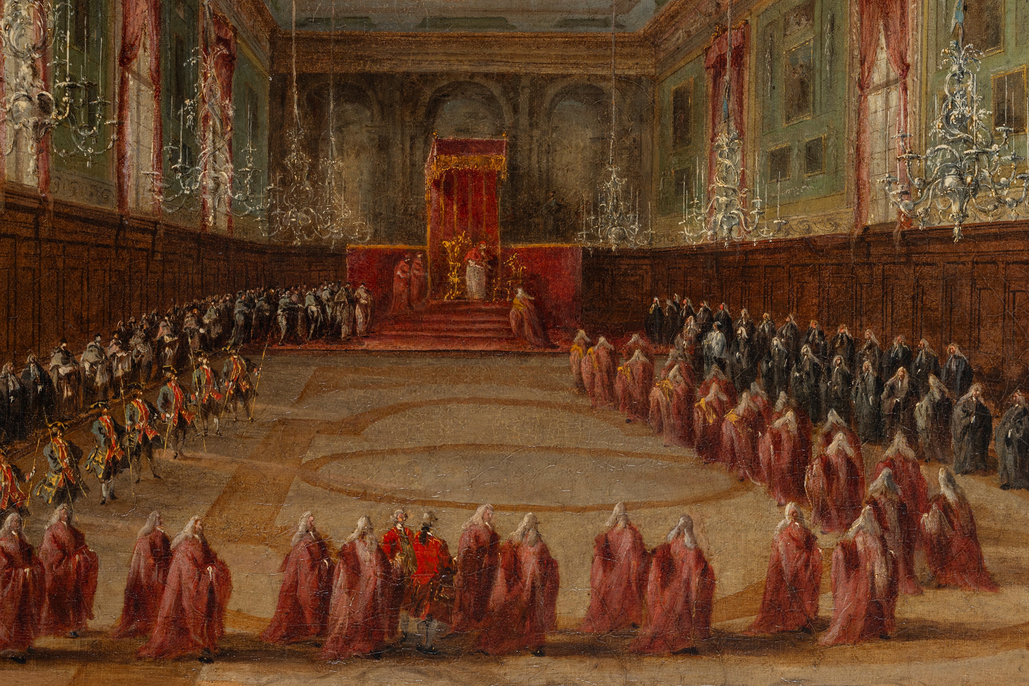 Francesco Guardi - Papa Pio Vi Prende Congedo dal Doge