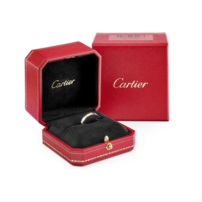 Anello con diamanti, oro bianco 18k