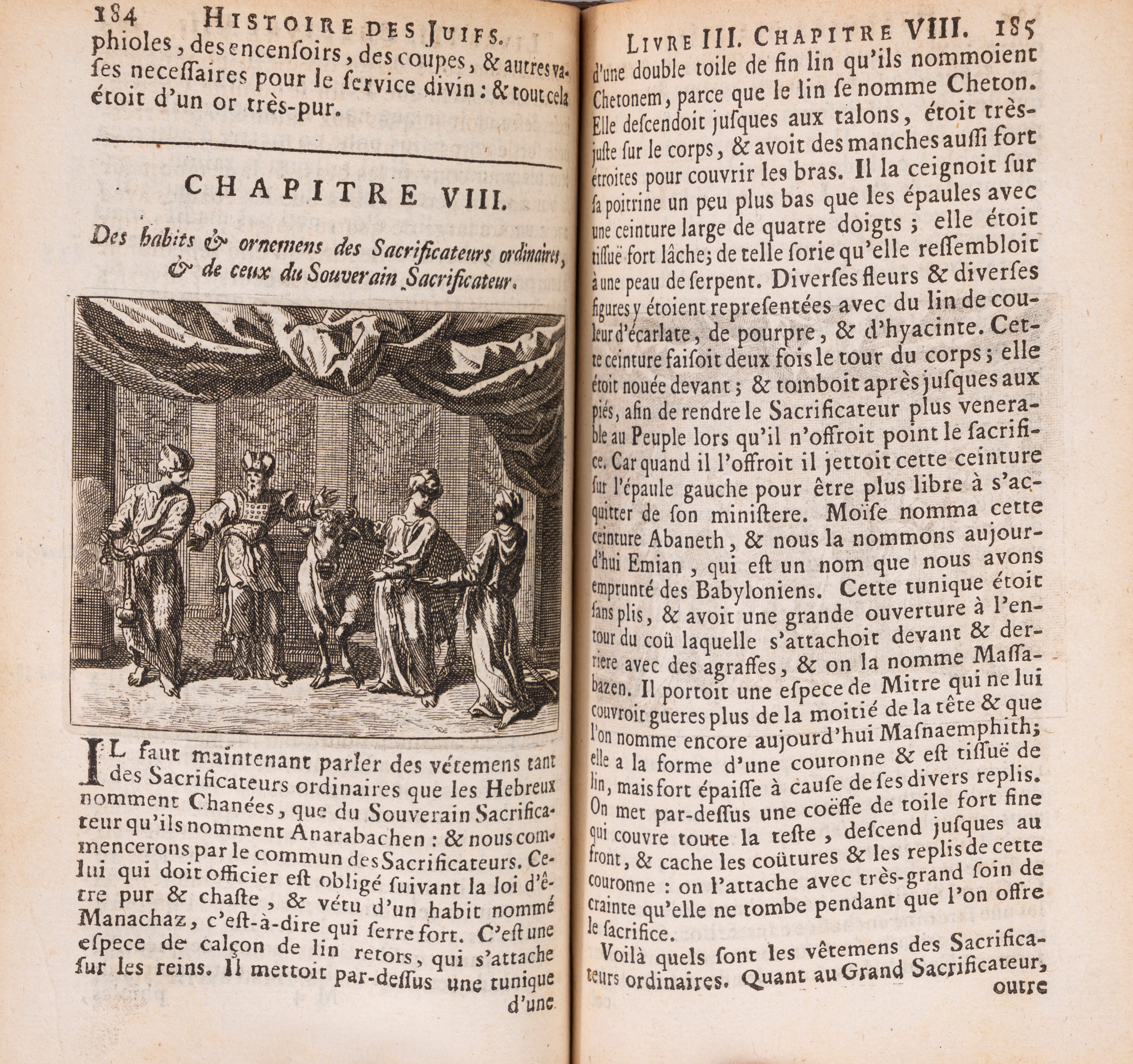 Giuseppe Flavio - Histoire des Juifs, Traduzione di Robert Arnauld d'Andilly, 1702