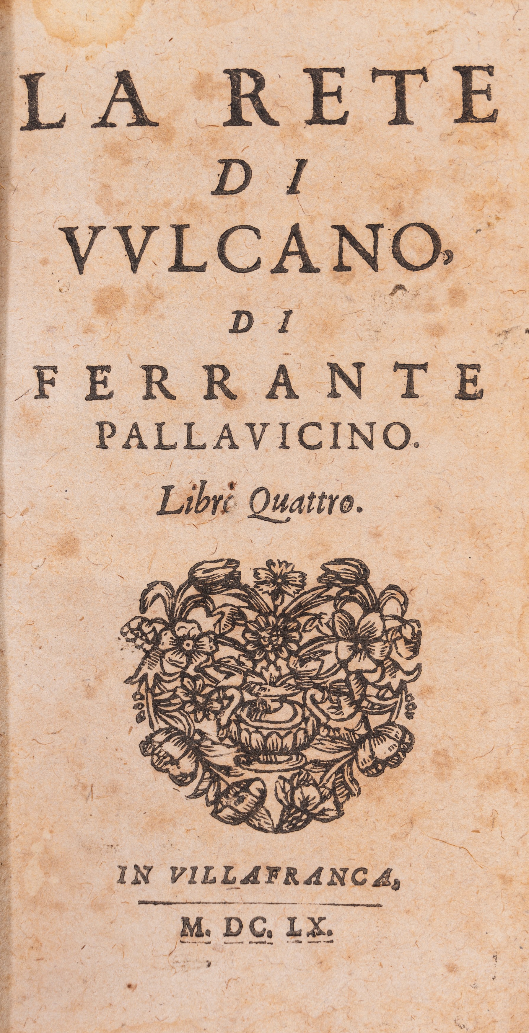 Pallavicino, Ferrante - Pallavicino, Prolusione Academicae – Rara edizione del 1619