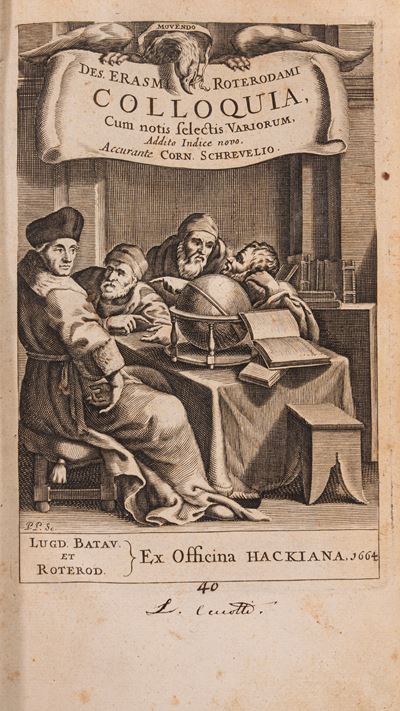 Erasmo da Rotterdam, Colloquia, cum notis selectis variorum, addito indice novo