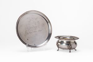 Piatto e zuccheriera