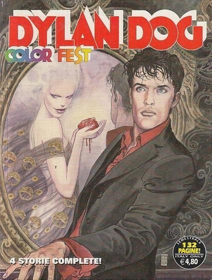 Milo Manara - Copertina per Dylan Dog Color Fest n. 5, matita, china e acquerello su cartoncino
