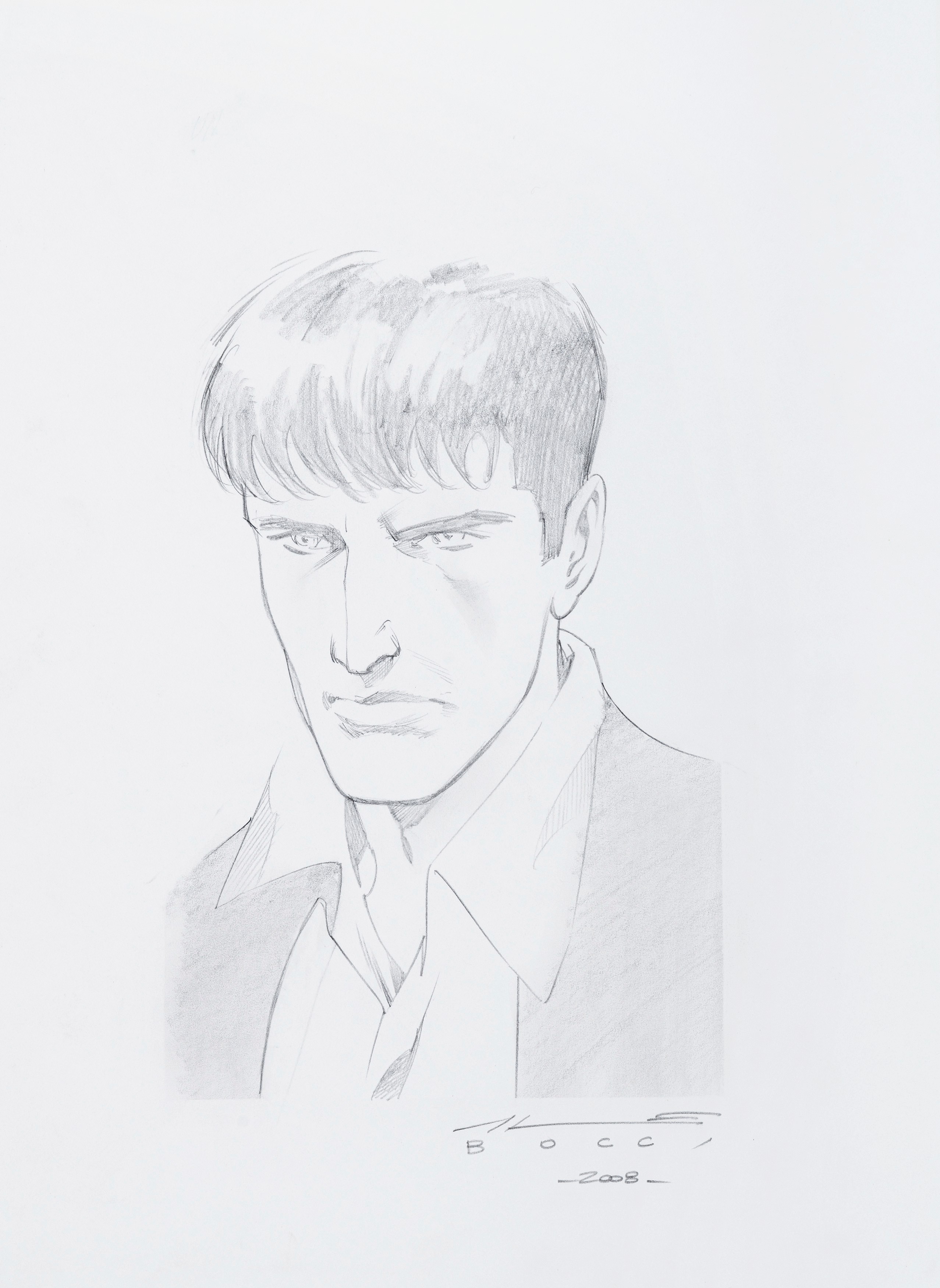 Bruno Brindisi & Alessandro Bocci - Autore non identificato, Dylan Dog (matita su cartoncino, 200...