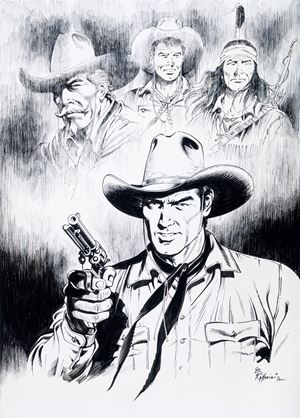 I quattro pards: Tex Willer, Kit Carson, Kit Willer e Tiger Jack