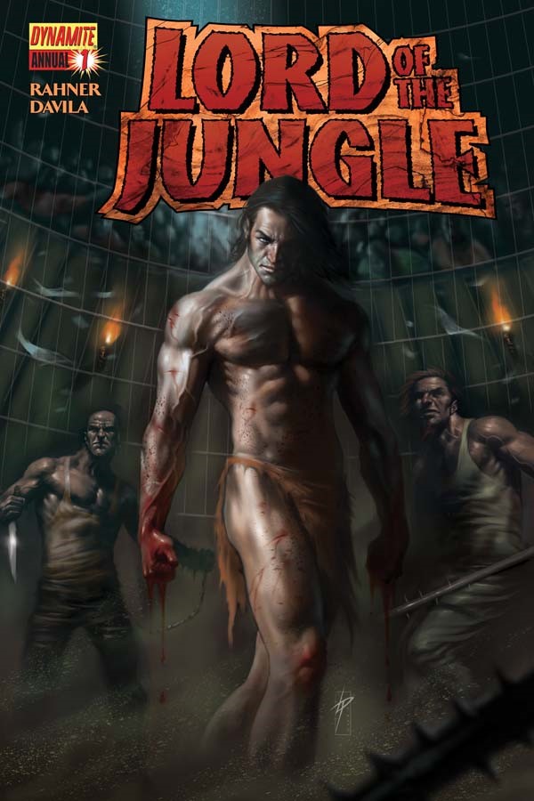 Lucio Parrillo - Lord of the Jungle, olio su cartone