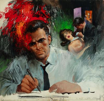 L'ultima volta, tempera su cartone, 1967