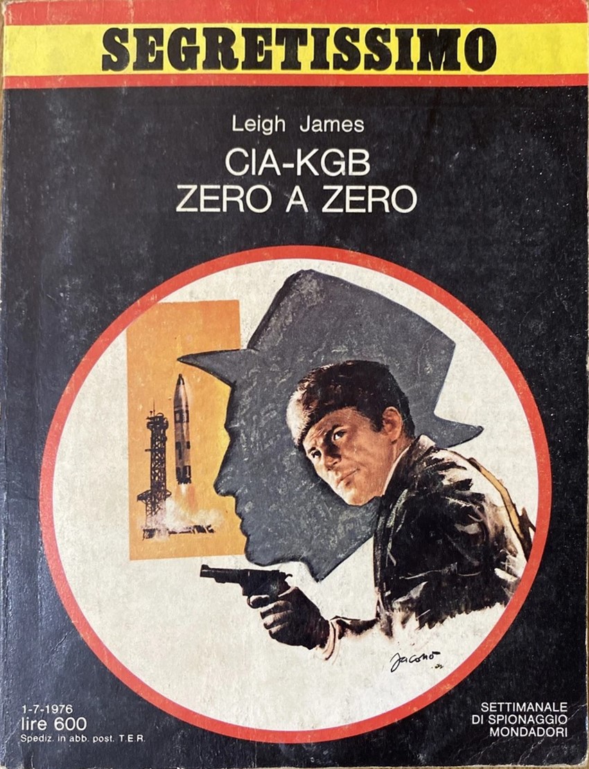 Carlo Jacono - Segretissimo - CIA-KGB zero a zero, tempera su cartone