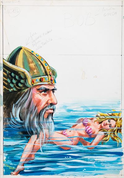 Il re della valle, tempera su cartone
