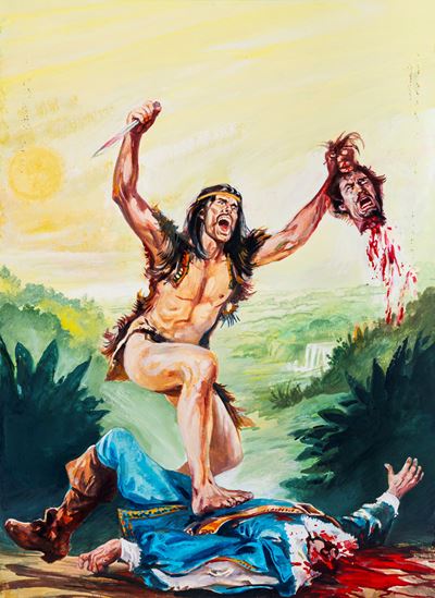 Isabella - La valle della morte, tempera su cartone