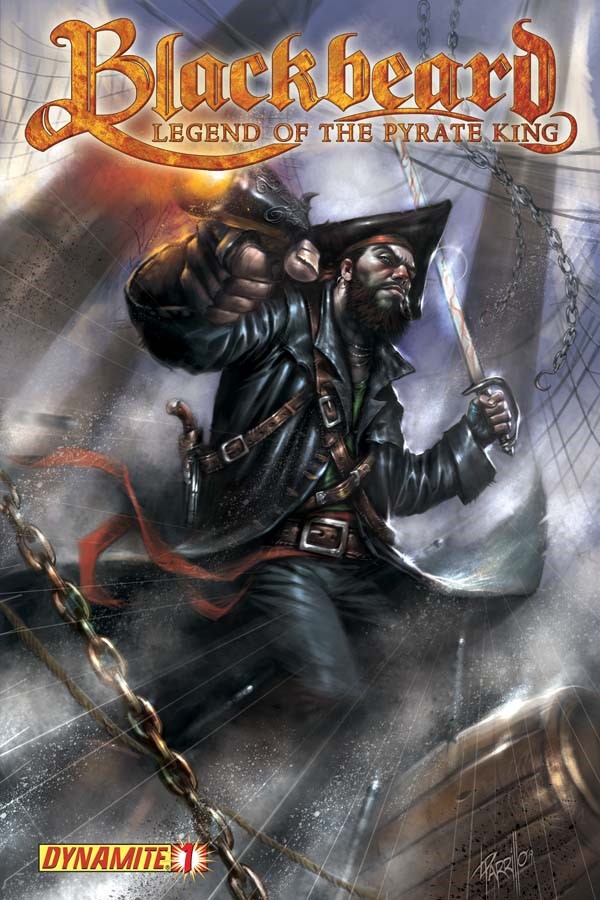 Lucio Parrillo - Blackbeard: Legend of the Pyrate King, olio su cartone