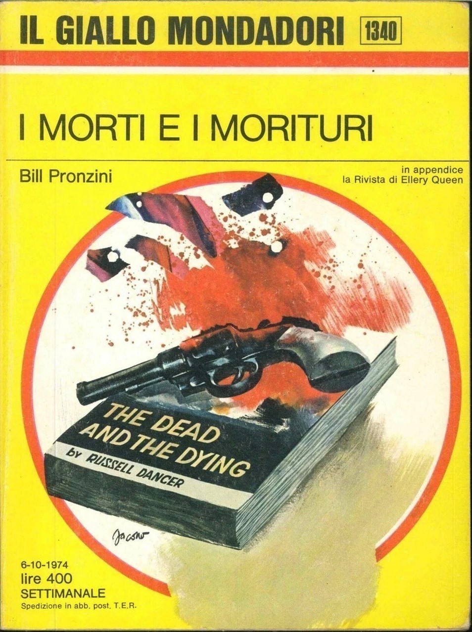 Carlo Jacono - Copertina per 'I morti e i morituri', tempera e collage su cartone